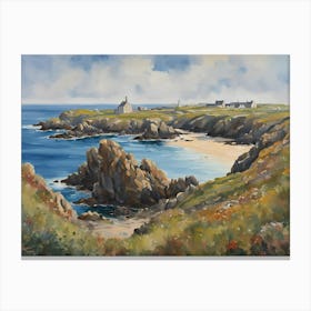 Ile Ouessant, Painting, Poster Canvas Print