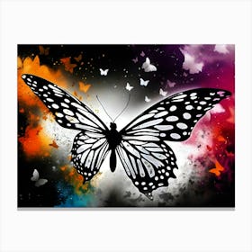 Butterfly In The Sky 1 Canvas Print