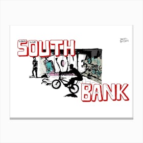Southbank Skaters Canvas Print