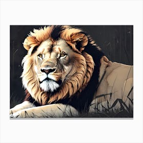 Lion king 15 Canvas Print
