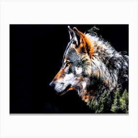 Wolf Dog Breeds - Wolf Forest Canvas Print