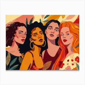 Women Of Color 11 Canvas Print