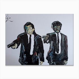 Pulp Fiction Abstract Canvas Print