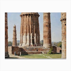 Qutub Minar Canvas Print