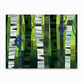 The Green Forest Canvas Print