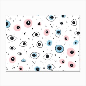 Eye Pattern Canvas Print