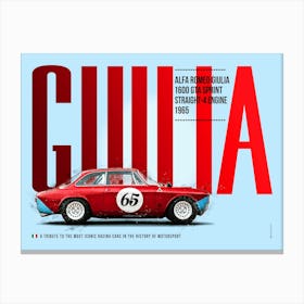 Alfa Romeo Giulia 1600 GTA Sprint Canvas Print