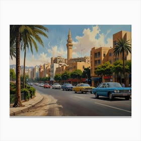 Syria City art Canvas Print