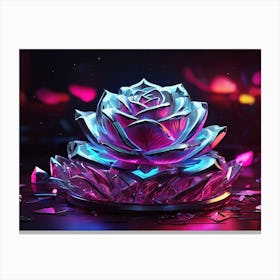 Crystal Rose Canvas Print