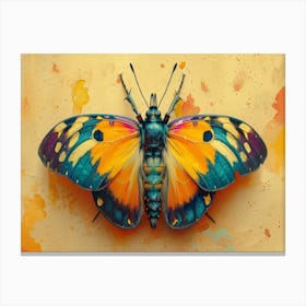 Butterfly Painting Canvas Print