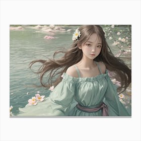 Asian Girl 1 Canvas Print