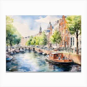 Amsterdam Canal 2 Canvas Print