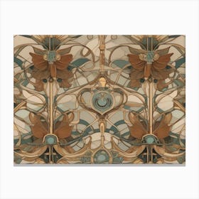 Deco Wallpaper Canvas Print