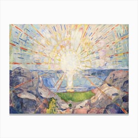 Solenintro; Edvard Munch Canvas Print