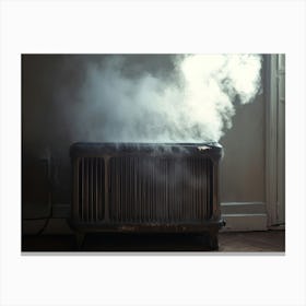 Steam Rising From A Radiator 3 Canvas Print