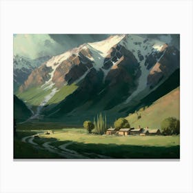 Kazakhstan Canvas Print