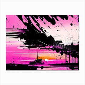 Splatter Painting 13 Canvas Print