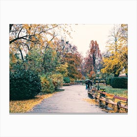 Autumn Park Canvas Print