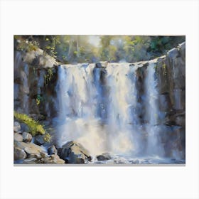 Waterfall art Canvas Print