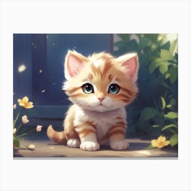 Cute Kitten 5 Canvas Print