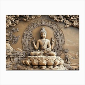 Buddha 17 Canvas Print