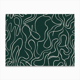 Wavy Lines 9 Canvas Print