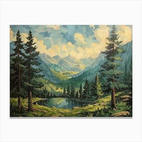 Vintage Woods 6 Canvas Print