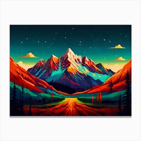 Landscape Painting 1 Canvas Print