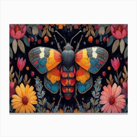 Moth Painting 2 Canvas Print