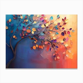 Colorful Tree Painting 1 Canvas Print