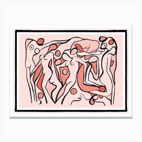 Psychedelic Nudes 2 Canvas Print