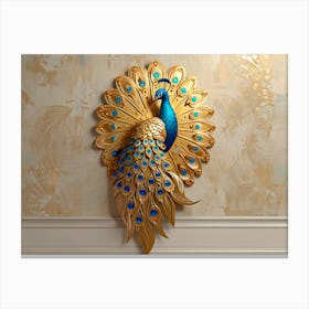 Peacock Wall Art 4 Canvas Print