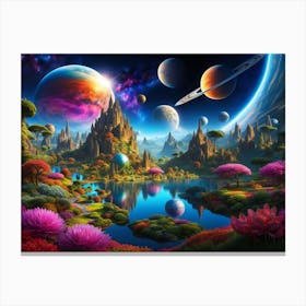 Utopian World 1 Canvas Print