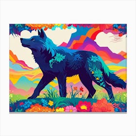 Wolf Painting 15 Canvas Print