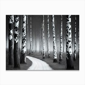 Birch Forest 117 Canvas Print