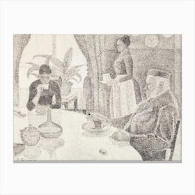 The Dining Room (ca. 1886–1887), Paul Signac Canvas Print