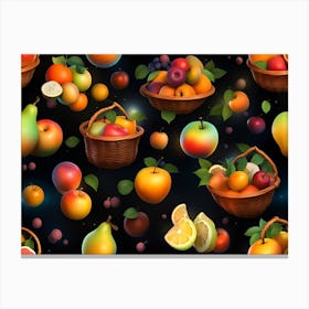 Fruit Baskets 2 Canvas Print