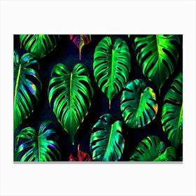 Tropical Leaves Canvas Print