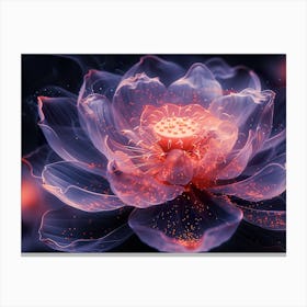 Lotus Flower 52 Canvas Print