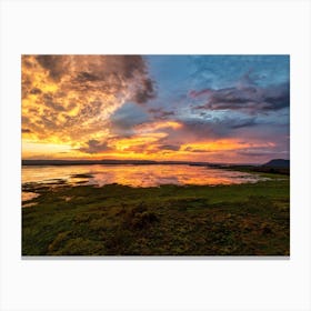 Sunset Over Lake Victoria Canvas Print