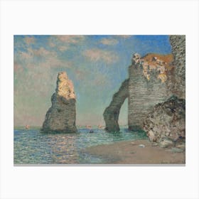 The Cliffs At Étretat (1885), Claude Monet Canvas Print