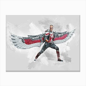 Sam Wilson Falcon Painting Canvas Print