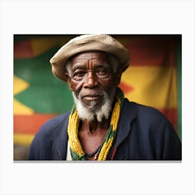 Jamaican Man 09 1 Canvas Print