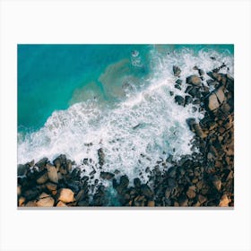 Aerial View Of The Ocean Canvas Print