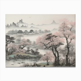 Chinese Landscape Painting 19 Canvas Print
