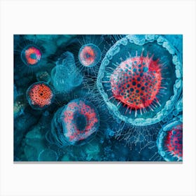 Bacterial Cells Canvas Print