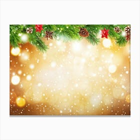 Decorative Snowfall Glow Holiday Tradition Space Festive Light Closeup Decor Season New (1) 2 Canvas Print