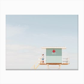 Lifeguard Tower Canvas Print