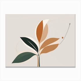 Abstract Leaf Canvas Print