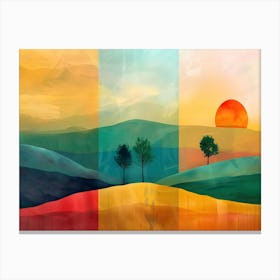 Vibrant landscape Canvas Print